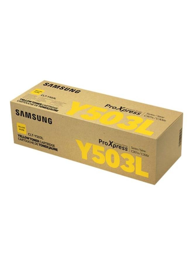 Samsung CLT-Y503L Ink Toner Cartridge Yellow - Image 2