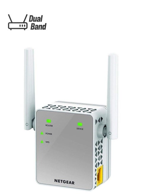 EX3700 AC750 Universal Wi-Fi Range Extender (NG-EX3700-100UKS) White/Grey