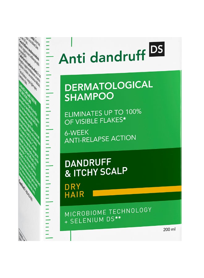 VICHY Dercos Anti Dandruff Shampoo For Dry Hair 200ml - Image 3