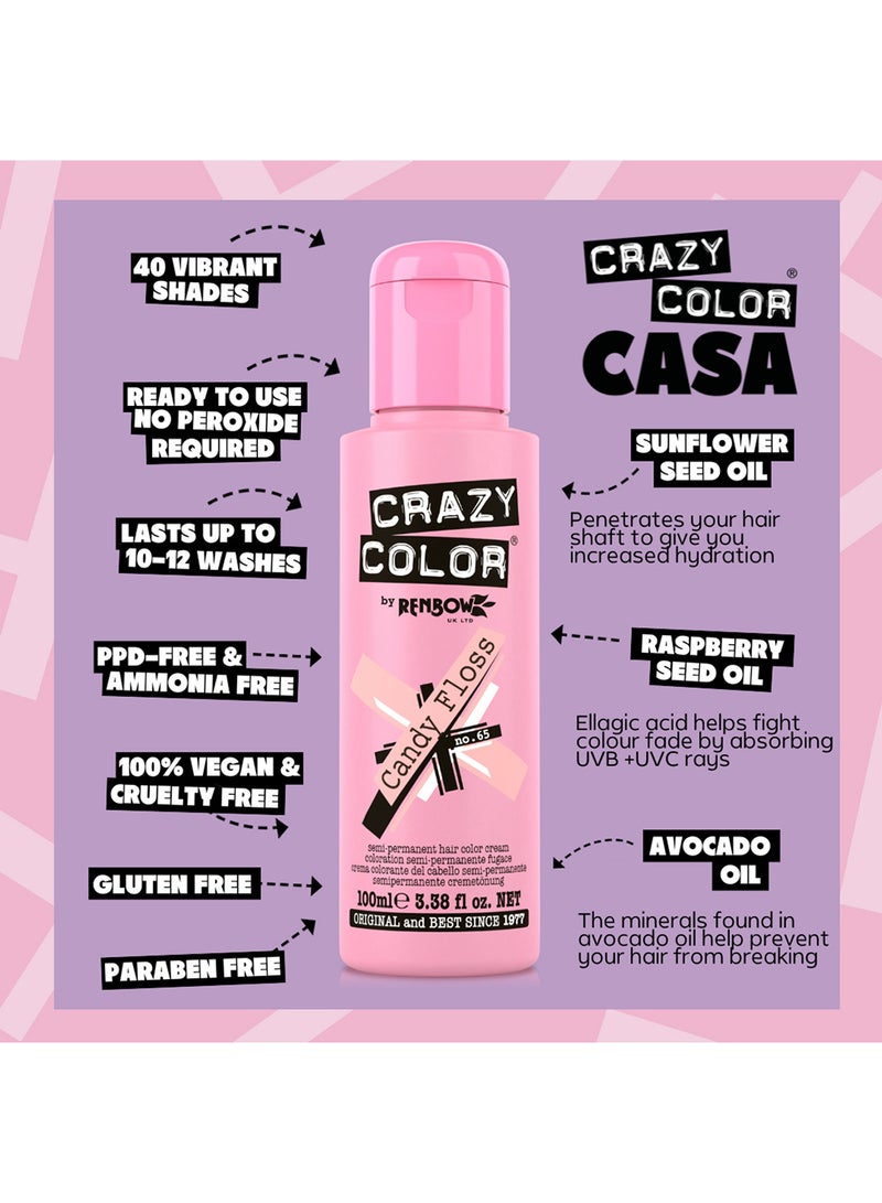 Semi Permanent Hair Color No. 65 Candy Floss 100ml