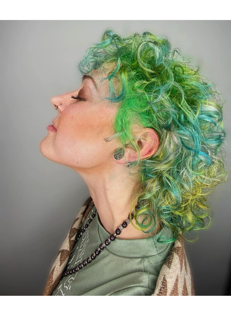 Crazy Color Semi Permanent Hair Color No. 68 Lime Twist 100ml  - Image 5