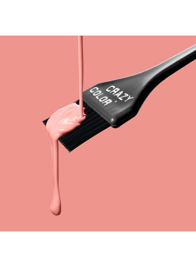Crazy Color Semi-Permanent Hair Colour Cream Peachy Coral 100ml - Image 3