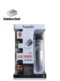 Saachi 7-In-1 Hair Trimmer Grey/Black  - Image 1