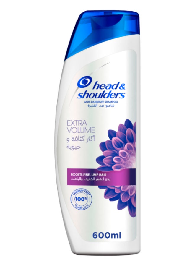 Head & Shoulders Extra Volume Anti-Dandruff Shampoo For Fine And Limp Hair 600ml  - Image 1