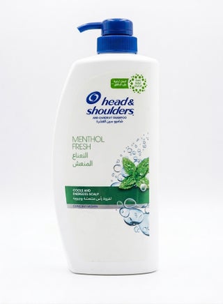 Menthol Fresh Anti Dandruff Shampoo Cools And Energizes Scalp 1Liters