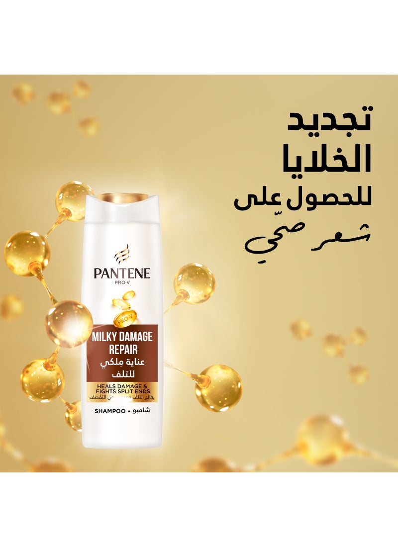بانتين شامبو بانتين برو-في ميلكي لإصلاح التلف، 400 مل 400ملليلتر - Image 2