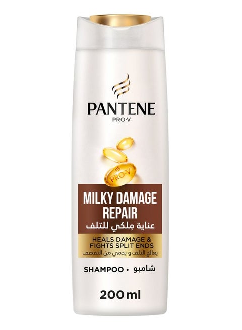 Pro-V Milky Damage Repair Shampoo Heals Damage And Fights Split Ends 200ml