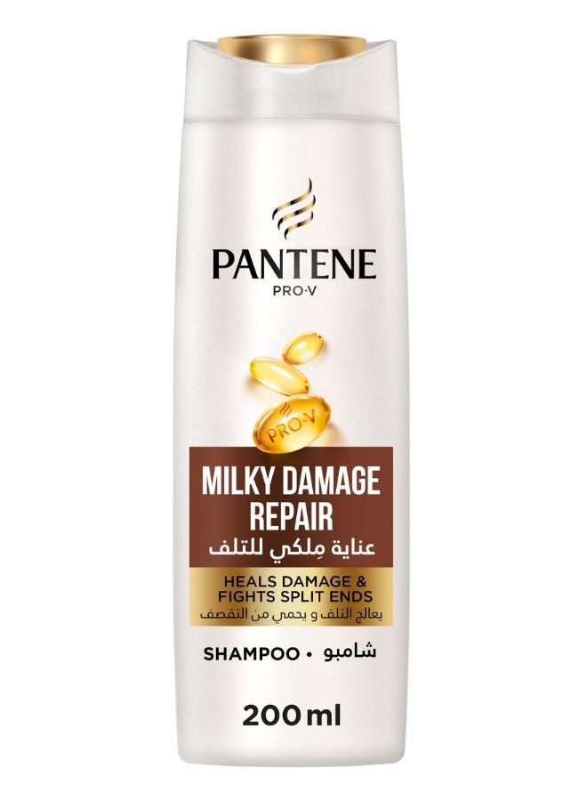 Pantene - Pro-V Milky Damage Repair Shampoo Heals Damage And Fights Split Ends 200ml - Image 1