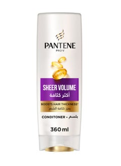 Pantene Pro-V Sheer Volume Conditioner Boosts Hair Thickness 360ml  - Image 1
