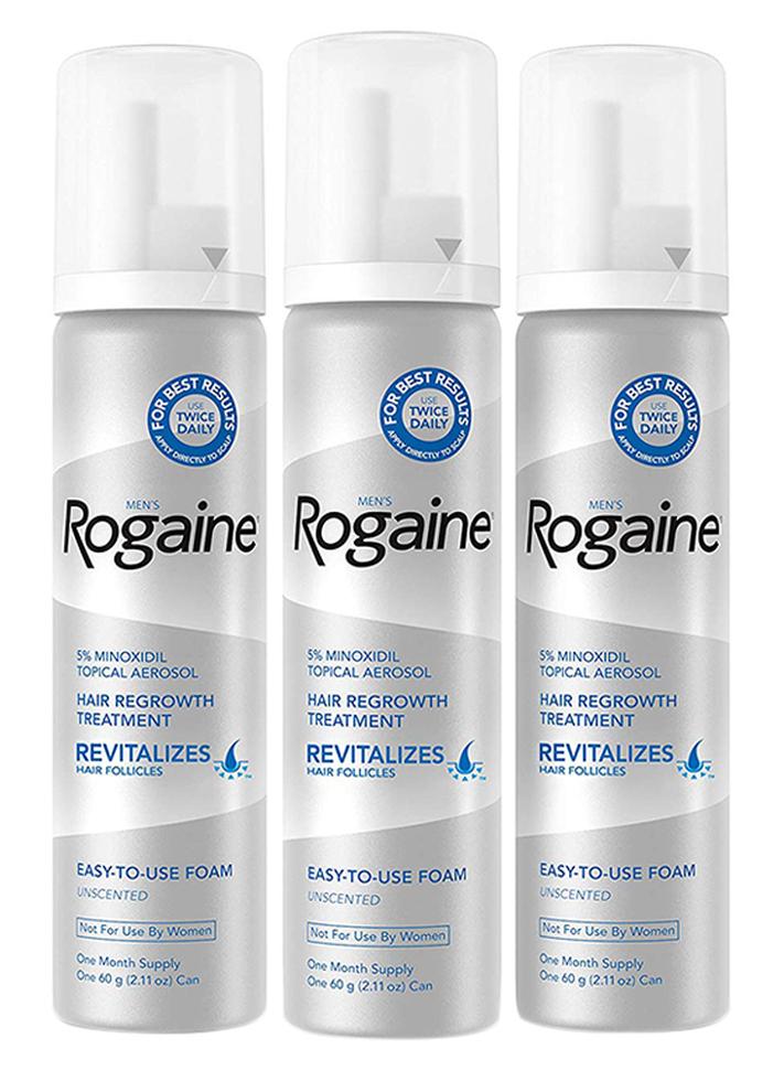 Rogaine Hair Regrowth Treatment Pack Of 3 Multicolour 60grams - Image 1