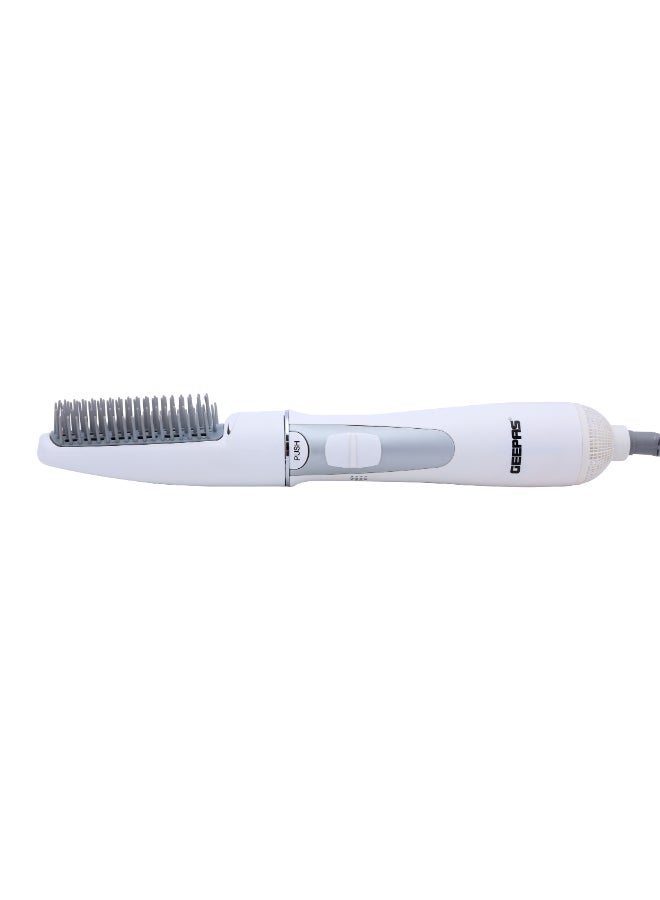 GEEPAS 2 IN 1 Hair Styler - Hot Air Brush With 3 Temperautures Cool Air Setting Overheat Protection White/Grey  - Image 4