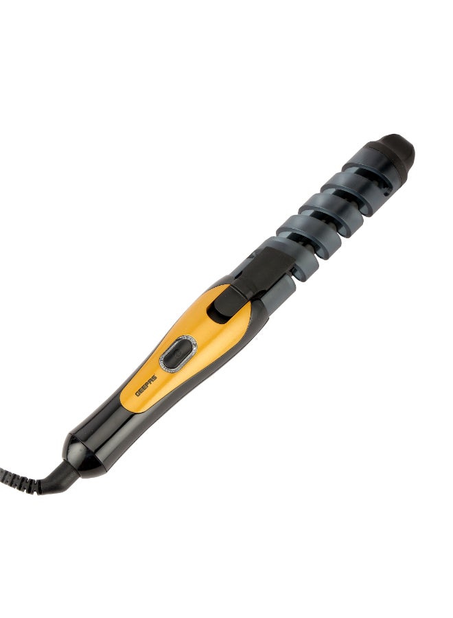 GEEPAS Geepas GH8656 Hair Curler - Auto Curling with Heat Setting 180C-200C, 25W, Safe Styling Hair with Ceramic Barrel, 360-Degree Swivel Cord, 2 Years Warranty Black  - Image 1