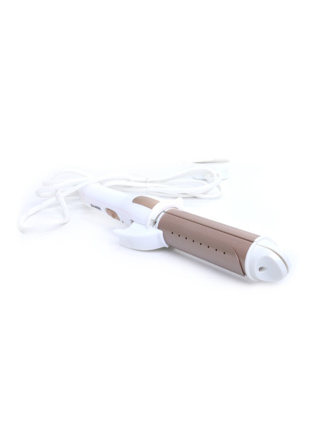 GEEPAS 2-in-1 Wet And Dry Hair Curling Iron - GH8686, 360 Swivel Cord Curler With Hanging Loop, Women's Multi Style Hair Curler For All Types Of Hair White  - Image 5