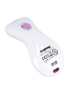 GEEPAS The Lady Shaver GLS8678 is a versatile and convenient grooming tool designed specifically for women White/Silver/Pink  - Image 5