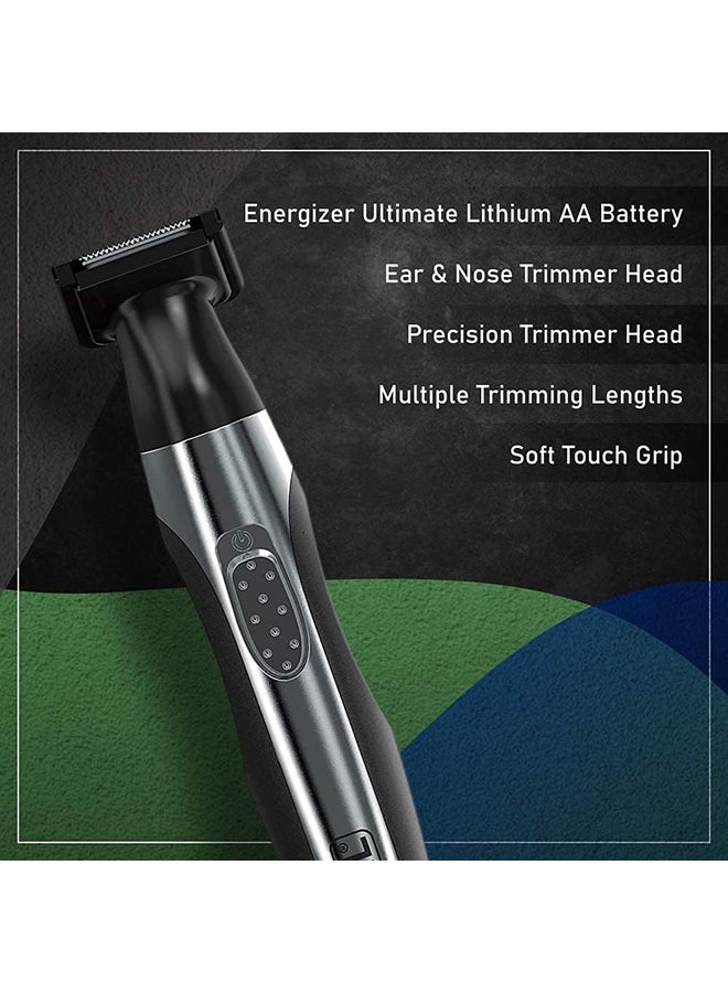 WAHL Wahl 5604 035 Quick Style Lithium Trimmer Nose/Ear Hair and Neck Black/Grey/Silver  - Image 2