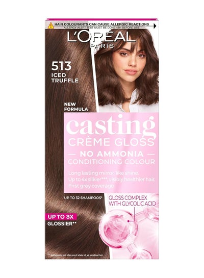 L'OREAL PARIS Casting Crème Gloss Hair Colour Packaging May Vary 513 Iced Truffle