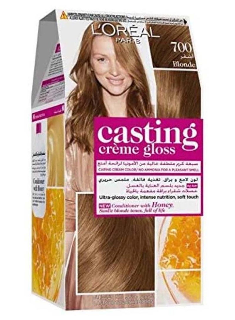 L'OREAL PARIS Casting Creme Gloss No Ammonia Hair Color 700 blonde 180ml - Image 1