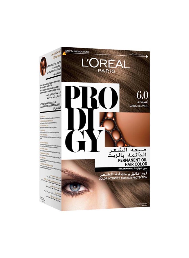 لوريال باريس مجموعة ألوان الشعر بروديجي 6.0 أشقر داكن 6.0 Dark Blonde - Image 1