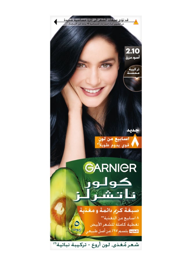 غارنييه صبغة شعر دائمة كولور ناتشرالز 2.1 أزرق مسوّد  - Image 1