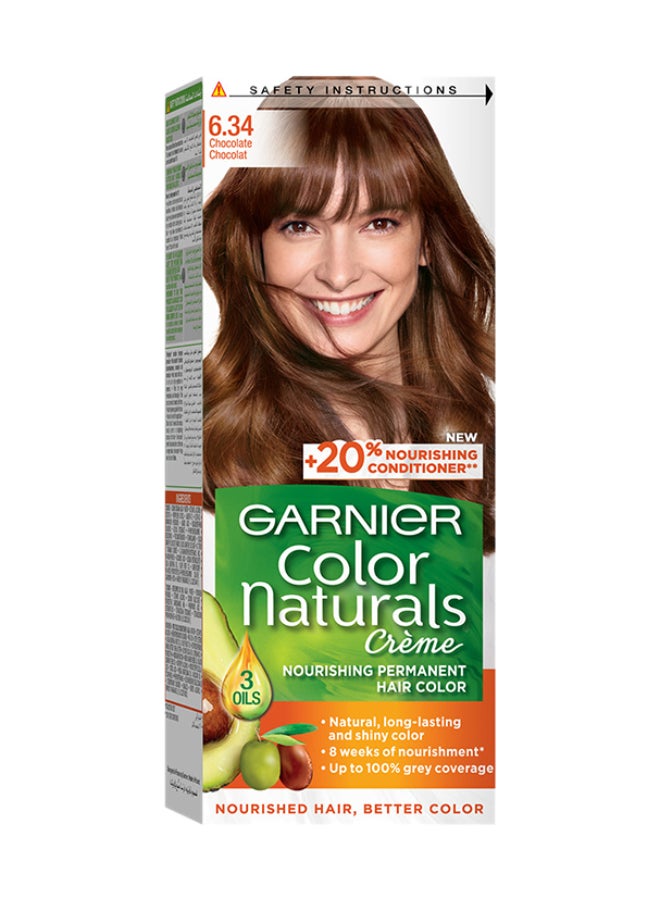 Garnier - Color Naturals Creme 6.34 Chocolate 6.34 Chocolate - Image 1