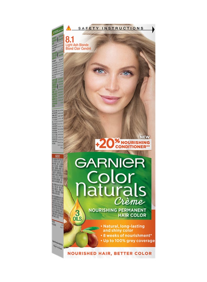 Naturals Creme Hair Colour 8.1 Light Ash Blonde - pnsku/N11266090A/45/_/1739339577/c45673c7-1a67-479d-b63f-5a5cd1dc8261