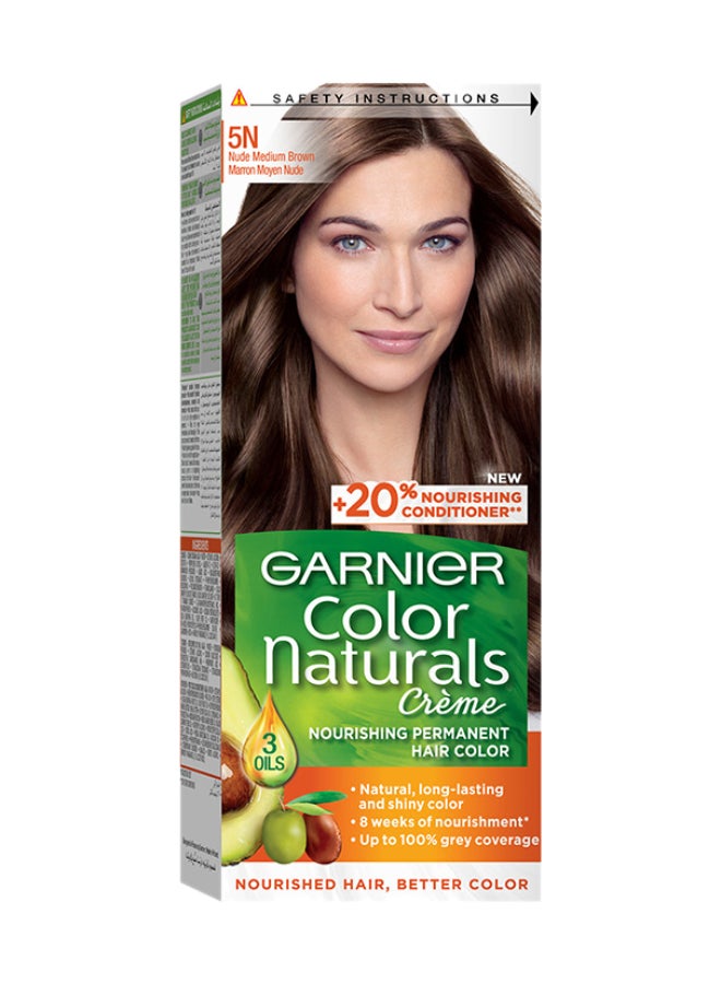 Garnier - Color Naturals Cream 5N Nude Medium Browm - Image 1