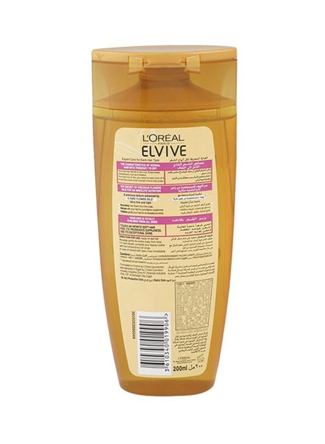L'OREAL PARIS Elvive Extraordinary Nourishing Oil Shampoo For Normal To Dry Hair 200ml - Image 3
