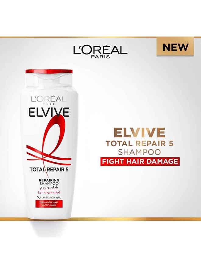 لوريال باريس شامبو إلفيف توتال ريبير 5 أبيض/أحمر/ذهبي 400ملليلتر - Image 2