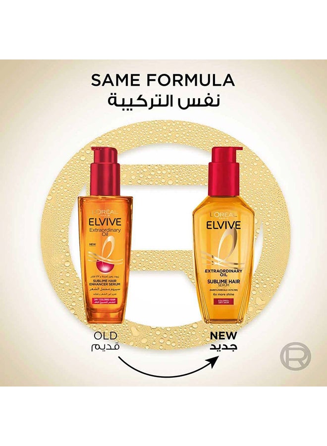 زيت إكسترا أوردناري من إلفيف للشعر الملون شفاف 100ml - view 2