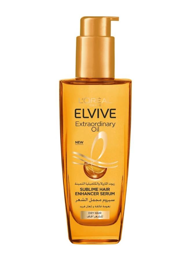 L'OREAL PARIS - Elvive Extraordinary Oil Hair Treatment For Deep Nourishment All Hair Types​ – Clear 100ml - Image 1