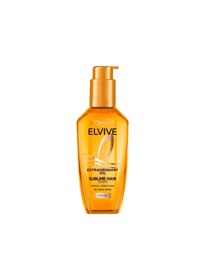 L'OREAL PARIS Elvive Extraordinary Oil Hair Treatment For Deep Nourishment – Dry Hair Type, Clear Clear 100ml  - Image 1