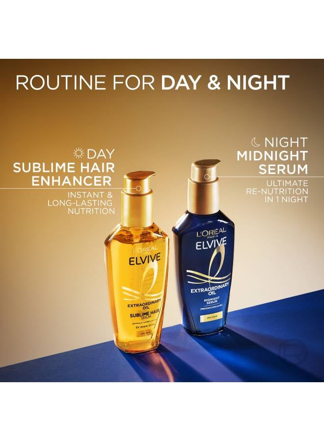 L'OREAL PARIS Elvive Extraordinary Hair Oil Non-Sticky Serum For Dry Hair 100ml Clear 100ml - Image 5