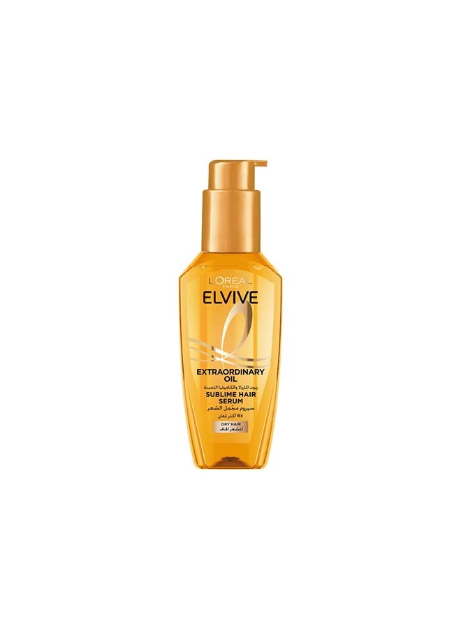 L'OREAL PARIS Elvive Extraordinary Hair Oil Non-Sticky Serum For Dry Hair 100ml Clear 100ml - Image 1