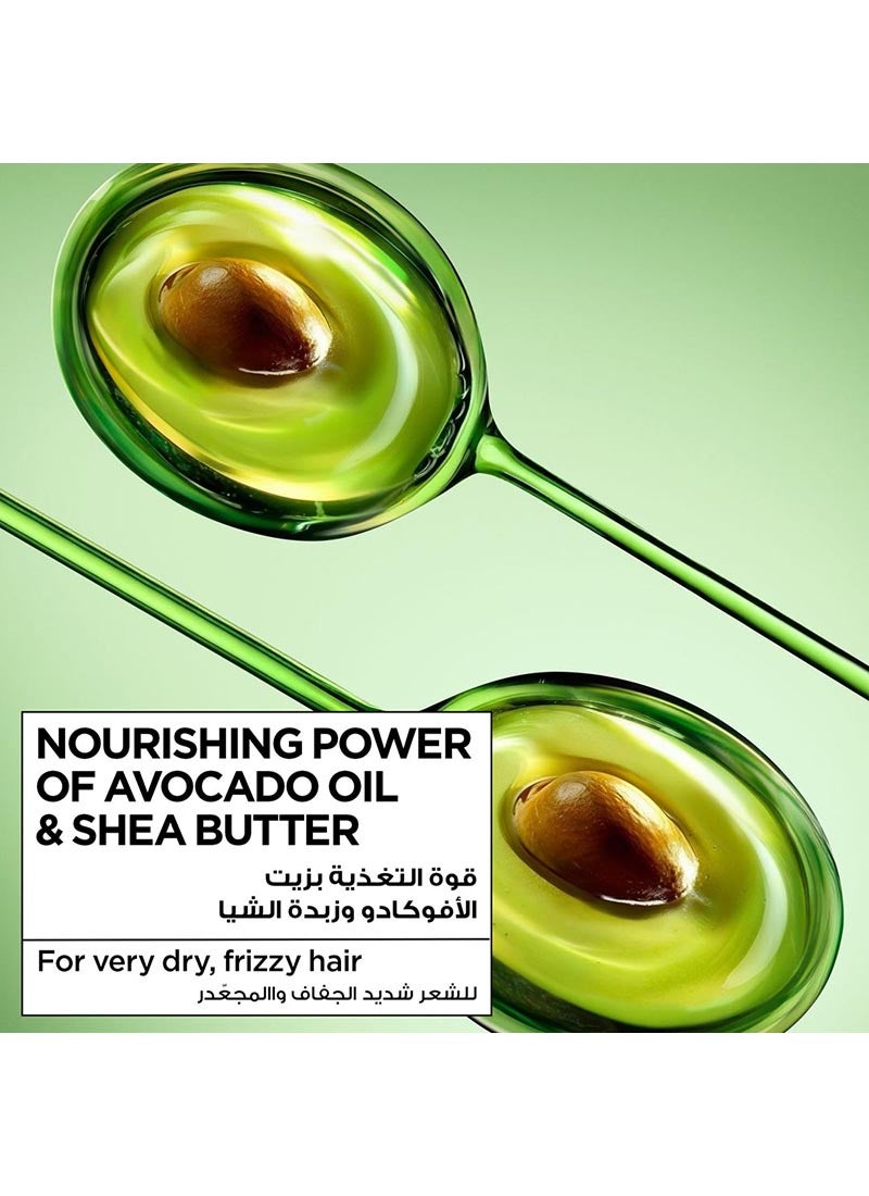 garnier Ultra Doux Leave in Cream, Intense Nourishing Avocado Oil with Shea Butter, 200 ml Yellow 200ml - Image 3