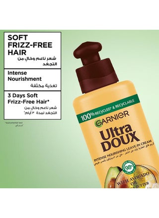 Ultra Doux Leave in Cream, Intense Nourishing Avocado Oil with Shea Butter, 200 ml Yellow 200ml - view 2