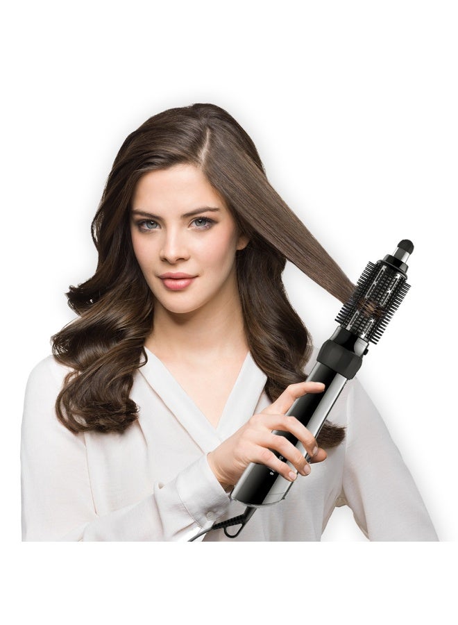 BRAUN Satin Hair 5 Airstyler, Steam Function, 1000 Watts, Cold Shot, 3 Heat and Speed Settings, 3 Styling Attachments, Volumizer, Brushes -  BRAS530SDE Black - Image 4