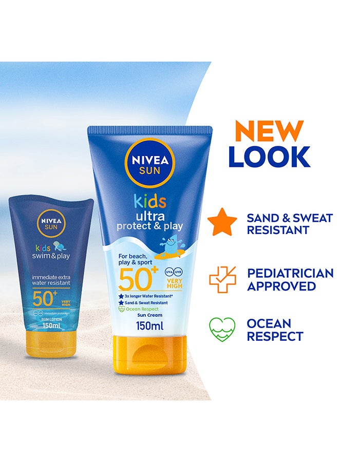Nivea - SUN Kids Ultra Protect And Play Sun Lotion UVA And UVB Protection SPF 50+ - Image 1