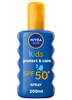 Nivea Protect And Care Sun Spray SPF 50+ Coloured 200ml  - Image 1