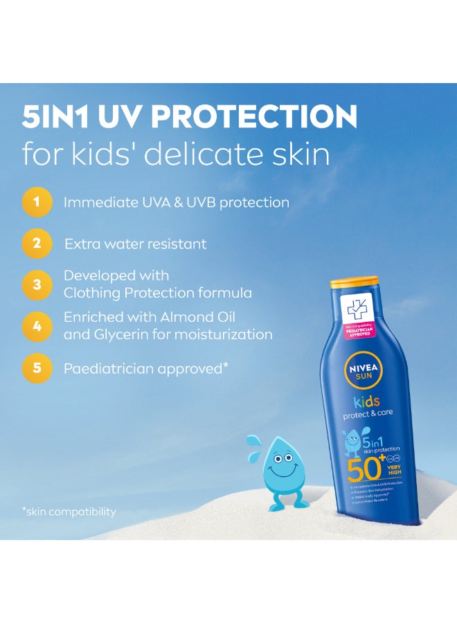 SUN Kids Moisturizing Sun Lotion, UVA & UVB Protection, SPF 50+, 200ml - pnsku/N11292746A/45/_/1737983755/76c07a7f-6109-419b-8fd3-a172f1f4c405