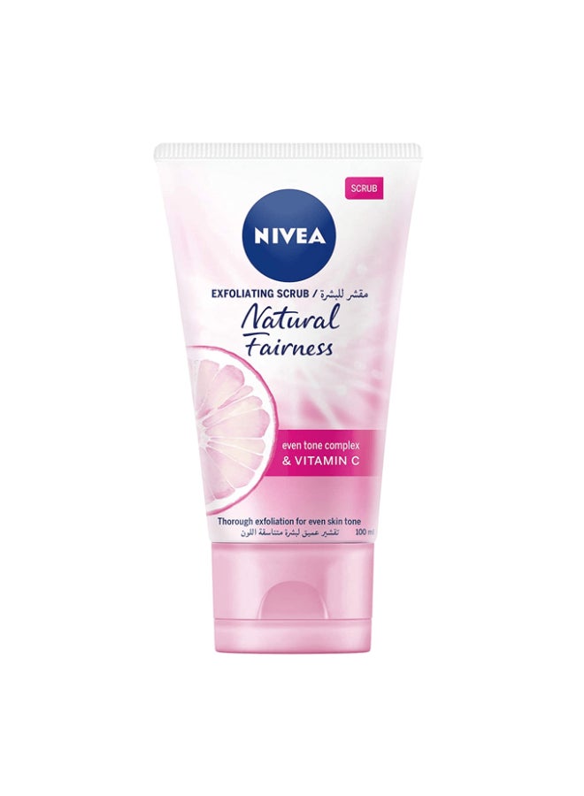 Natural Glow Exfoliating Face Scrub Even Tone Complex And Vitamin C 100ml