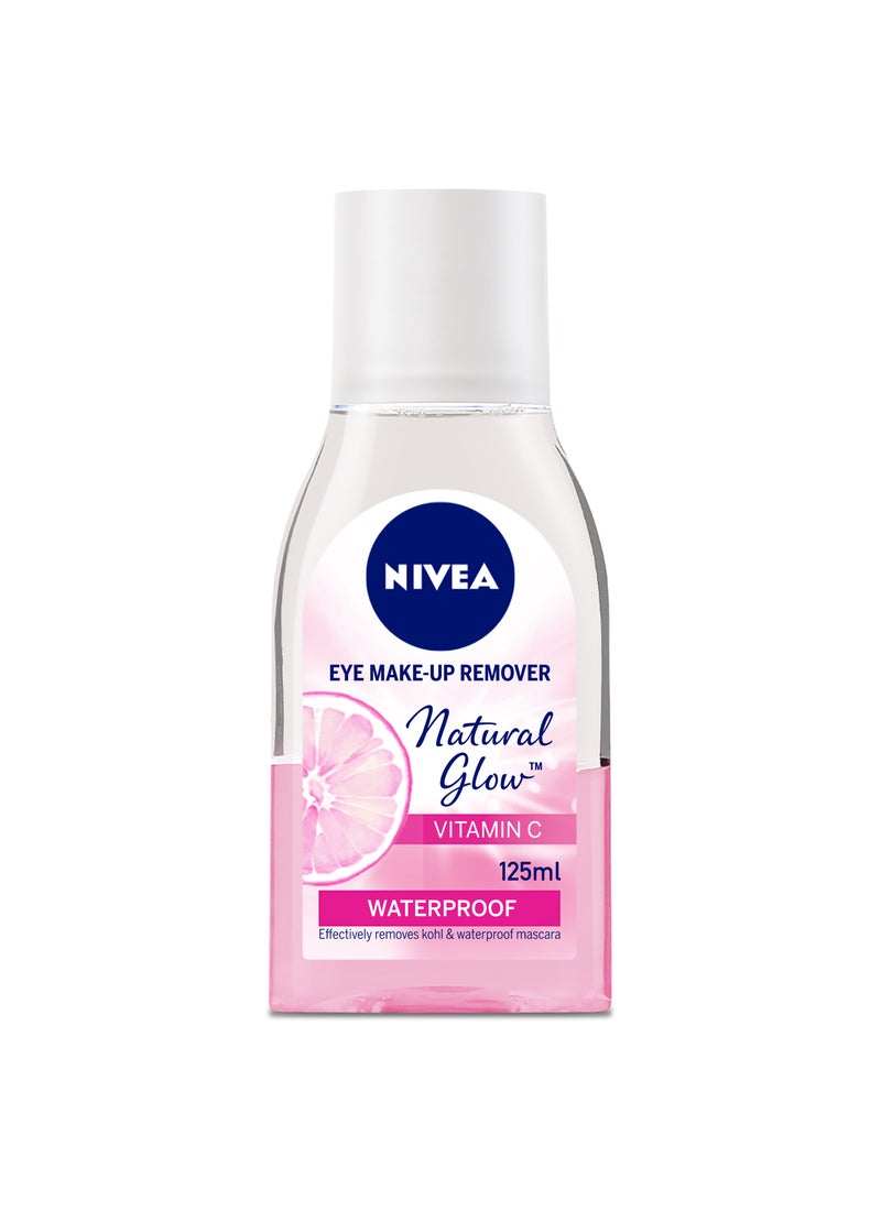 Nivea Natural Glow Eye Makeup Remover With Vitamin C 125ml - Image 1