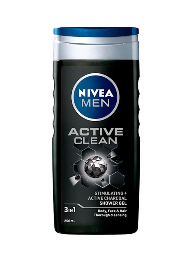 Nivea Active Clean Shower Gel 250ml  - Image 1
