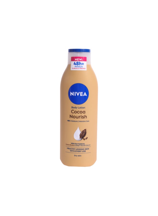 Nivea Body Lotion Cocoa Nourish with Pure Hyaluron 250ml - Image 1