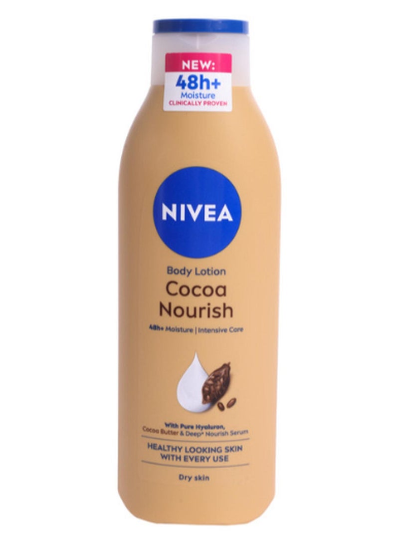 Nivea Body Lotion Cocoa Nourish with Pure Hyaluron 250ml - Image 1