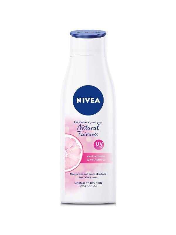 Nivea Natural Glow Body Lotion, Even Tone, Vitamin C - Normal To Dry Skin 250ml - Image 1