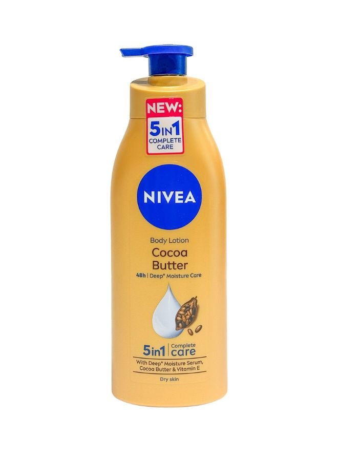 5 In 1 Cocoa Butter Body Lotion, Vitamin E, Dry Skin 400ml 