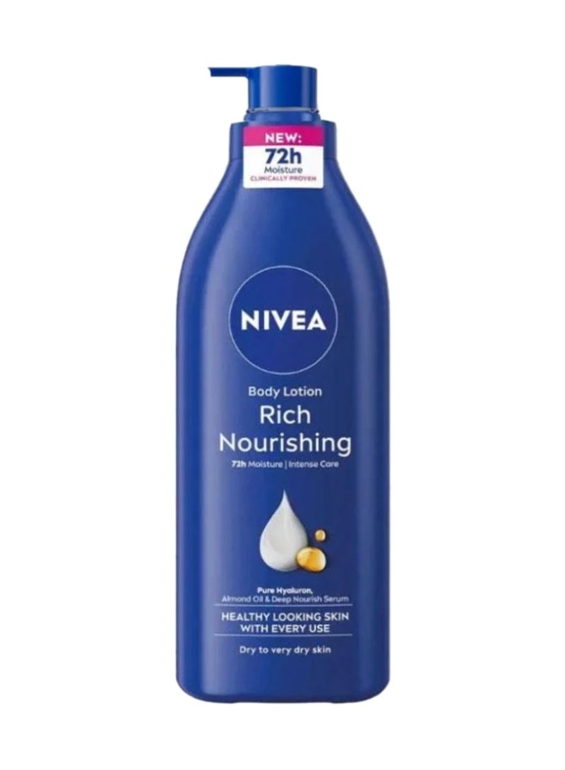 Nivea 72h Intense Moisture Rich Nourishing Body Lotion For Dry Skin 400ml - Image 1