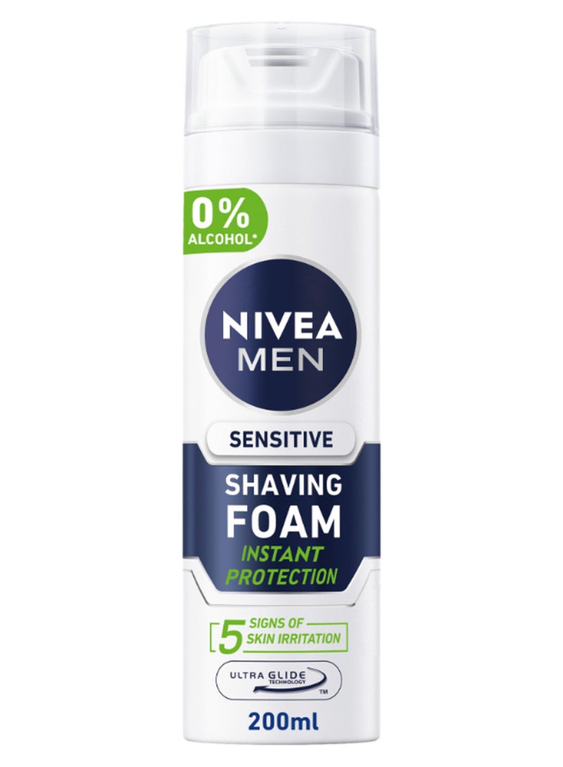 Nivea Chamomile And Hamamelis Sensitive Shaving Foam For Men 200ml - Image 1