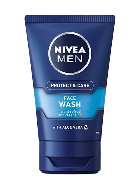Protect And Care Refreshing Face Wash For Men With Aloe Vera 100ml