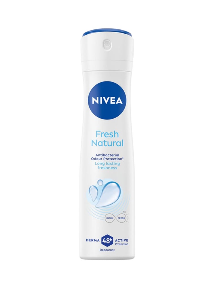 Nivea Fresh Natural, Deodorant for Women, Spray 150ml - Image 1